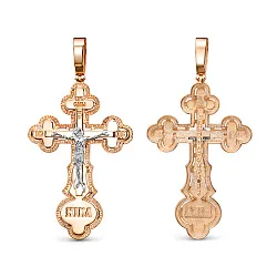 Подвеска крест, Золото 585 0807714