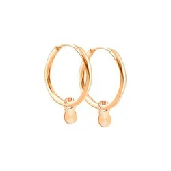 Конго/серьги-кольца,  Золото 585  08-1965