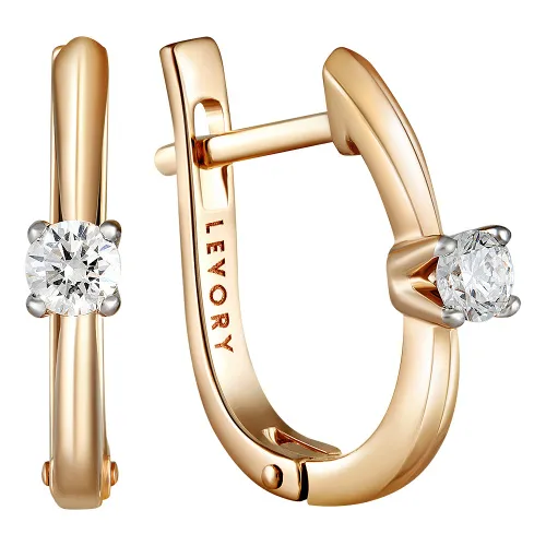 Серьги, Золото 585, 65-41E01239-F1DD