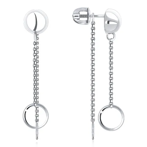 Серьги пусеты-гвоздики, Серебро 925, 2340405188-4