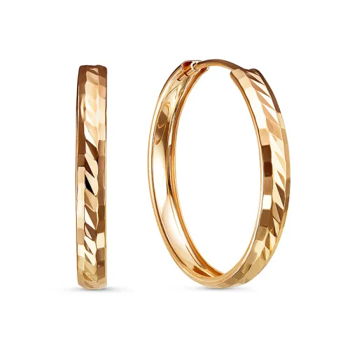 Конго/серьги-кольца,  Золото 585 , 520121/25