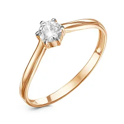 Кольцо Золото 585, Фианит 1392507 1 1 1