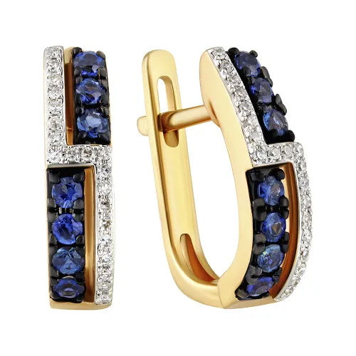 Серьги, Золото 585, 65-41E00832-S0DDSA Серьги, Золото 585, 65-41E00832-S0DDSA