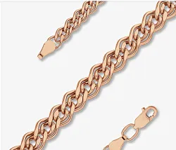 Цепочка Золото 585, плетение Нонна НЦ12-200ПГ