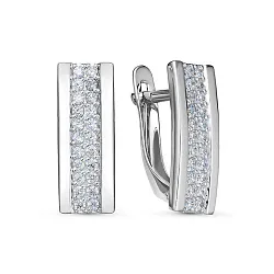 Серьги, Золото 585, Фианит б1200919 Серьги, Золото 585, Фианит б1200919