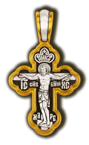 Подвеска крест, Серебро 925, 08201