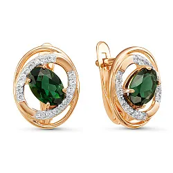 Серьги, Золото 585, Кварц 2325608 1 11 1 Серьги, Золото 585, Кварц 2325608 1 11 1
