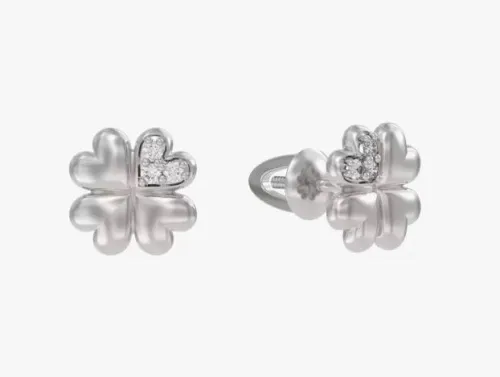 Серьги пусеты-гвоздики, Серебро 925, 1046842-01110