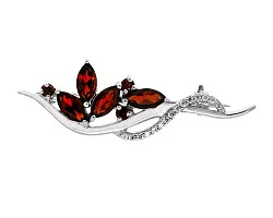  Брошь Серебро 925, Гранат 649571