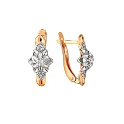 Серьги, Золото 585, Фианит 2283807 1 1 1