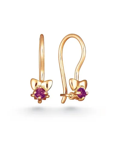 Детские серьги,  Золото 585, 2010503