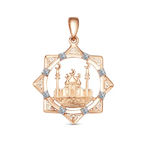 Мусульманская подвеска, Золото 585, 3675807 1 1 1