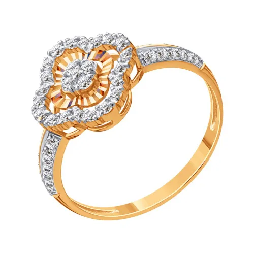 Кольцо Золото 585, Т14161Д494