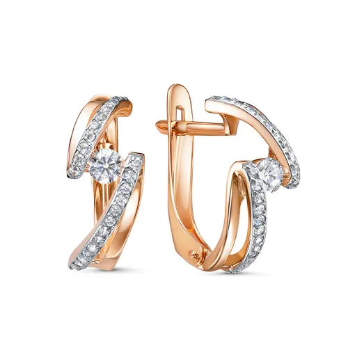 Серьги, Золото 585, 1205798 Серьги, Золото 585, 1205798