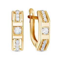 Серьги, Серебро 925, Фианит Z2-11223з