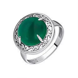 Кольцо Серебро 925, Агат 1340391942-60