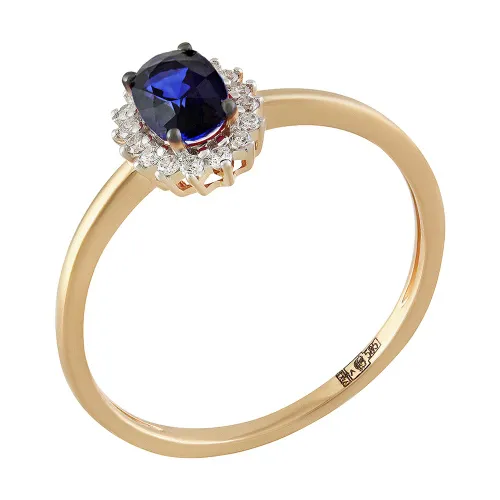 Кольцо Золото 585, 65-41R01056-F0DDSA