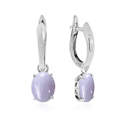Серьги, Серебро 925, Агат 2340390901-84 Серьги, Серебро 925, Агат 2340390901-84