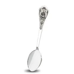  ложка детская "Белочка",  Серебро 925 40010271В05