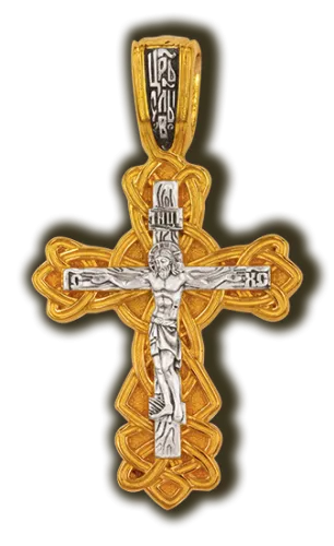 Подвеска крест, Серебро 925, 08197