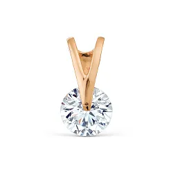 Подвеска фантазийная,  Золото 585, Фианит Т102035695