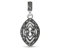 Подвеска фантазийная,  Серебро 925, Марказит 654894