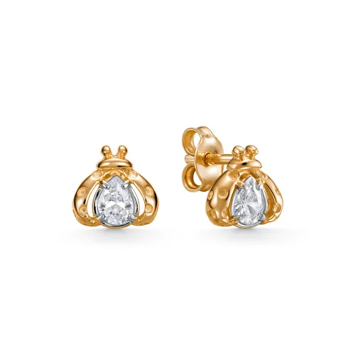 Серьги пусеты-гвоздики, Золото 585, 04-62-0680-00
