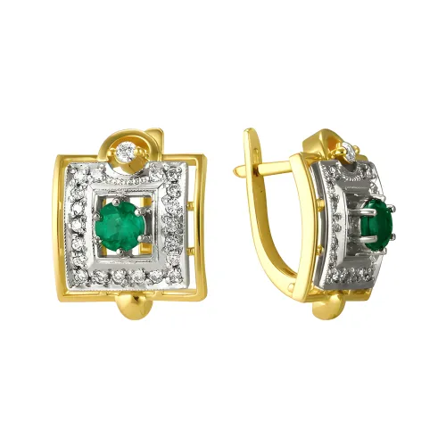 Серьги, Золото 585, 34010142ж Серьги, Золото 585, 34010142ж