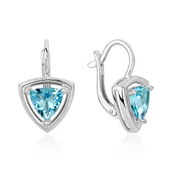 Серьги, Серебро 925, Топаз 2340075542-71