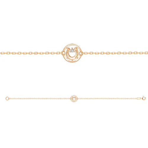 Браслет фантазийный Золото 585 
 04-58-1191-00