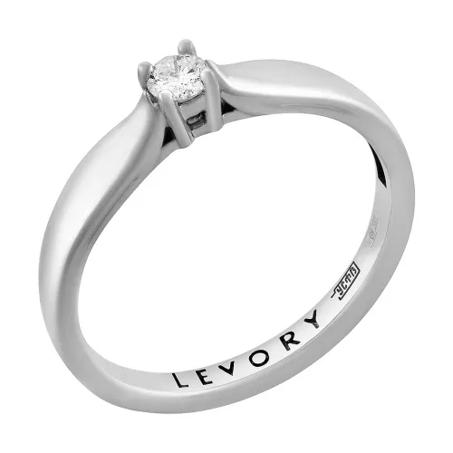 Помолвочное кольцо,  Золото 585, 83-42R10901-F2DD