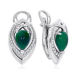 Серьги, Серебро 925, Агат 2340390948-60 Серьги, Серебро 925, Агат 2340390948-60