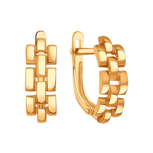 Серьги, Золото 585, Т10002Г242