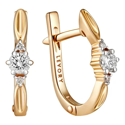 Серьги, Золото 585, 65-41E01250-X1DD