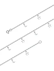 Браслет фантазийный Серебро 925 
  БР-033