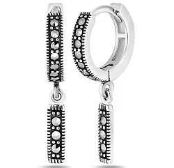 Серьги, Серебро 925, Марказит 656535