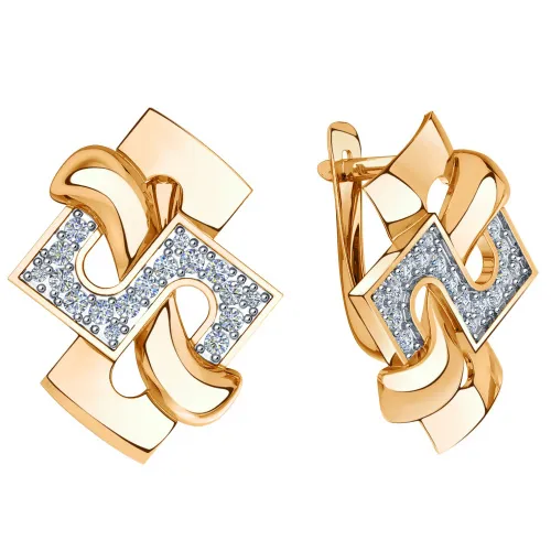 Серьги, Золото 585, 08-218357