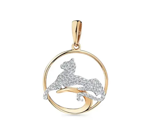 Подвеска фантазийная,  Золото 585, 010-0245-0001-011