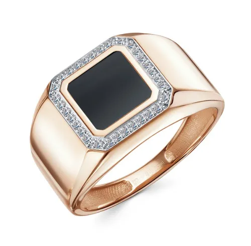 Кольцо мужское (печатка). Золото 585, П1681208 1 36 1 Кольцо мужское (печатка). Золото 585, П1681208 1 36 1