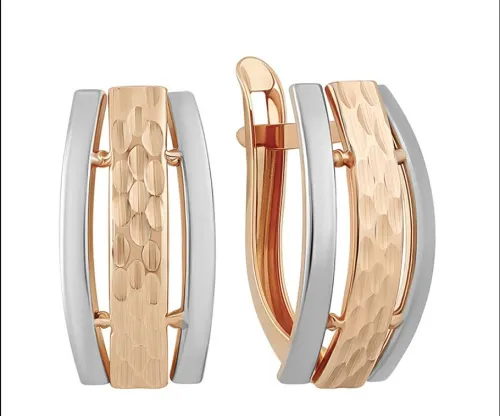 Серьги, Золото 585, Т13062Б132