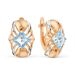 Серьги, Золото 585, Топаз Т141028741