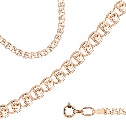 Цепочка Золото 585, плетение Лав (LOVE), ЦЛ135А2-А51-55