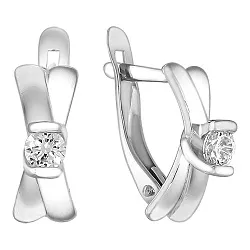 Серьги, Серебро 925, Фианит 90-02-6793-00 Серьги, Серебро 925, Фианит 90-02-6793-00