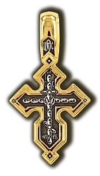 Подвеска крест, Серебро 925 08041