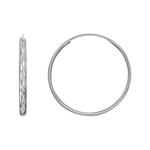 Конго/серьги-кольца,  Серебро 875 , MCY 4-35