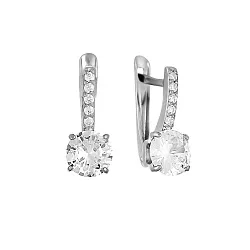 Серьги, Серебро 925, Фианит с103305р Серьги, Серебро 925, Фианит с103305р