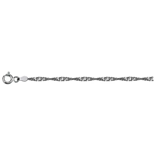 Цепочка Серебро 925, плетение Сингапур, CP 405R