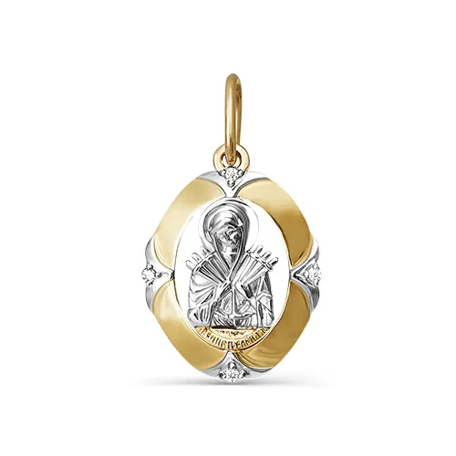 Иконка нательная,  Золото 585, 031372 Иконка нательная,  Золото 585, 031372