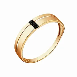 Кольцо Золото 585, Фианит 001-0651-0005-012