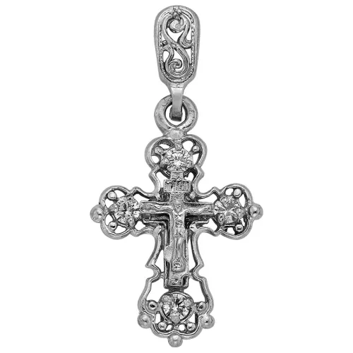 Подвеска крест, Серебро 925, KP 8